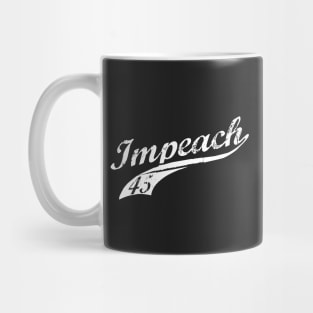 Impeach 45 (swoosh) Mug